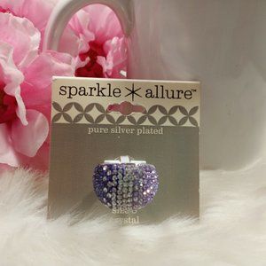 Purple  Sparkle Allure Rings Size 7